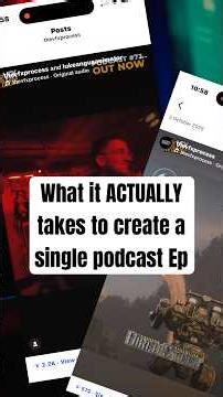 WHAT IT REALLY TAKES to create a single podcast episode #postcasts #vfx #blender3d