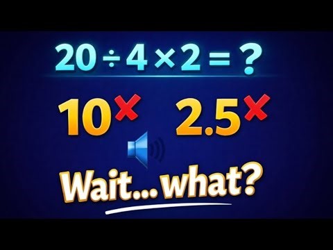 The REAL Left-to-Right Rule | Narrated | BODMAS Explained #2