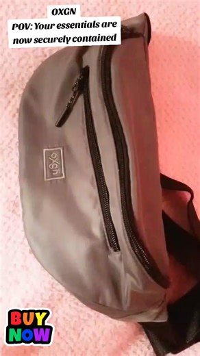 #OXGN Essentials Belt Bag For Men and women (Black/Gray)