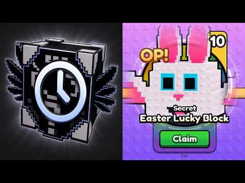Be a Lucky Block - INFINITY BLOCK Event Today - Finally Unlock Secret Easter Lucky Block