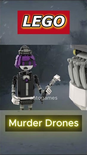 LEGO MURDER DRONES. #lego #robot #animation #stopmotion #glitch #legomoc #shorts
