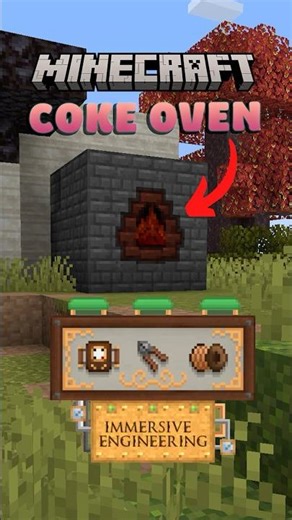 How to Build Coke Oven in Minecraft Immersive Engineering (All the Mons)