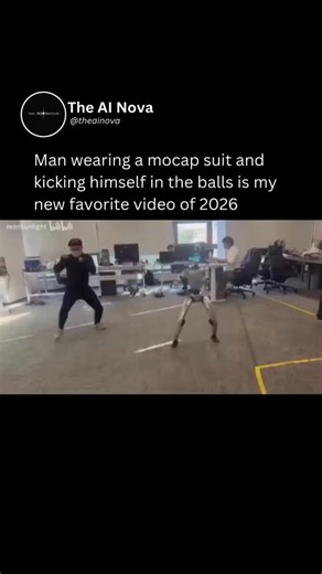 Technology | AI on Instagram: "Follow @theainova for more AI updates We have officially arrived at a point in history where humans can operate robots like puppets in real time, and it is no longer the stuff of science fiction. China’s Unitree G1 humanoid, a 1.3-meter-tall machine weighing about 35 kg, can now mirror a person’s movements instantly via a motion capture suit. Every gesture made by the human operator is reflected by the robot, whether it is a precise technical maneuver or a clumsy m