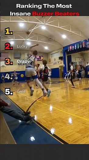 Ranking The Most Insane Buzzer Beaters.