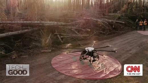 Replanting entire forests by advanced drones, lidar sensors and AI