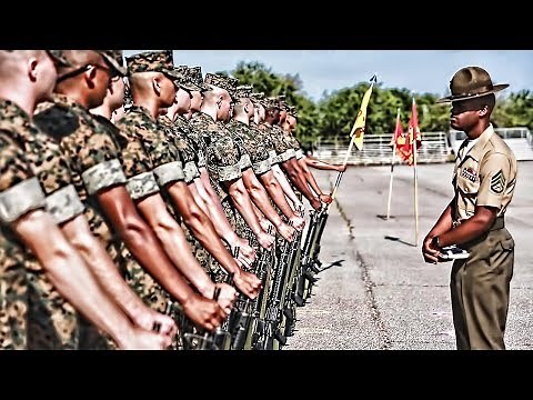 USMC Recruits Final Drill Inspection Parris Island (2019)
