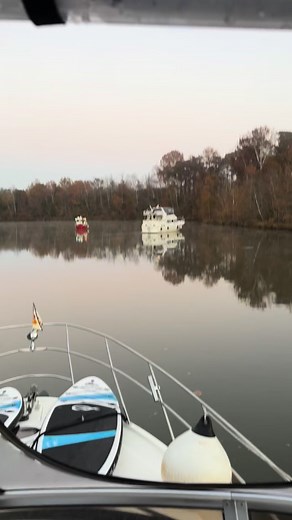 Day 183 Aboard the Iron Marriage on our Great Loop Adventure. Last night was eventful as 12:42am our anchor alarm went off, we both jumped about 5 ft. Apparently I forgot to plug in the iPad and the alarm was going off because the battery was low. Rick got up checked the anchor anyway and all was good. Fell back to sleep 10 minutes later the anchor alarm went off this time it wasn’t because a low battery, it was due to the Ironman Marriage being down river from the lock and a tow traveling by. L