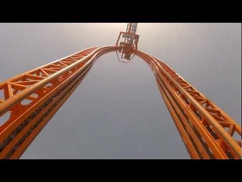 Divertical Front Seat POV Mirabilandia Intamin Water Roller Coaster 1080p HD Italy