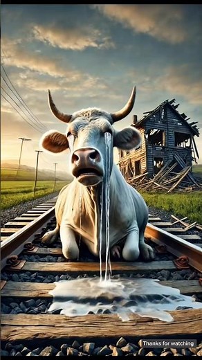 Cow Builds Its Own House (And Moves In)