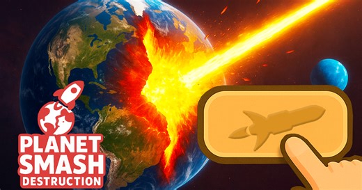Planet Smash Destruction 🕹️ Play on CrazyGames