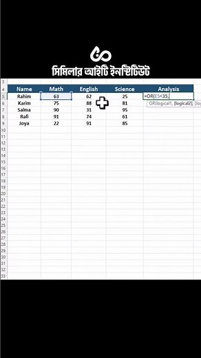 How to Use the OR Function in Excel