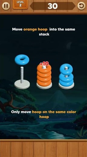 Color Hoop Stack Level 2