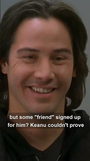 Did you know that KEANU REEVES never signed up...