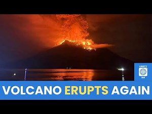 Mount Merapi ERUPTION in Indonesia – Shocking Drone Footage Shows Giant Ash Plume!