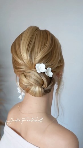 75K views · 2.3K reactions | Bridal hairstyle tutorial step by step! 懶 By the way, do you love Braids in Hairstyles?  #bridalhairstyle #bridallook #braid #hairstyletutorial #hair #hairstyleideas #hairstyleoftheday #hairstylevideo #stepbystephair #hairtransformation #bride #bridesmaid #wedding #hair | Julia Fratichelli I Brautstyling & Coaching | Facebook