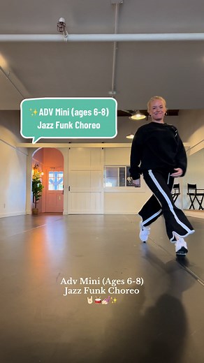 Jazz Funk Choreography for Kids Ages 6-8