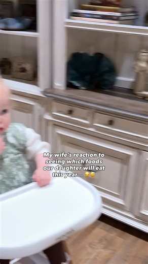 She didn’t like my favorite side dish! 😅❤️ backstory ::: Last year Ellie wasn’t a fan of the thanksgiving foods, so this year we were excited for her to try again! Kay made a big plate for all the sides, and we got Ellie in her seat! At first we thought she was going to like it all! But after a couple sides, she decided that she wasn’t feeling it. 😂 She ended up eating the bread really good and the peas! But the rest she wasn’t a fan this year! We will have to try again next year. ❤️ | KayandT