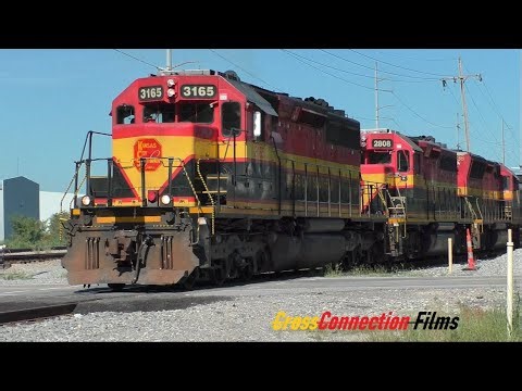 CPKC Local KCS 3165 SD40-3 2808 GP40-3 & 2038 GP22ECO Leads A Long Local Through Grand Junction