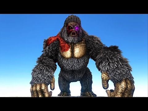 ARK: Survival Evolved - MEGA KING KONG MEGAPITHECUS !!! ARK MODDED MEGA ExCORE E25