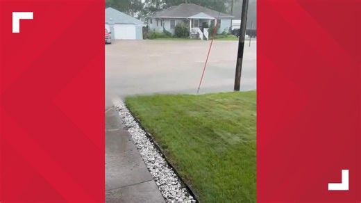 SUBMITTED: Flooding on Lincoln Boulevard in Muscatine, Iowa