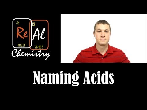 How to name acids with oxygen - Real Chemistry