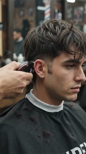 Burst Taper Caesar Cut Transformation 🔥 | Men’s Haircut #Shorts