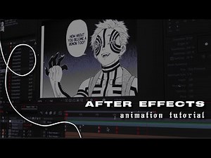 after effects | animation tutorial UPDATED (manga)