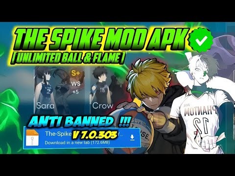 TERBARU⁉️ The Spike Cross Mod Apk VIP Terbaru V7.0.303 Android & iOS - Unlock Raul & Spiker🤩