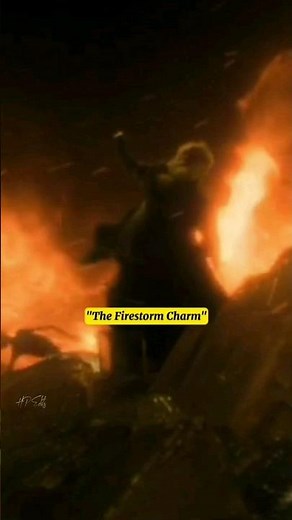 The Firestorm Charm 🔥 #magic #fantasy #harrypotter #dumbledore #spells