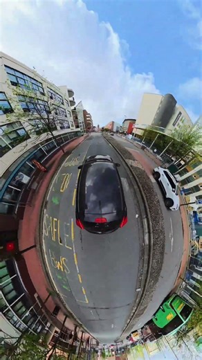Drive around Cardiff Bay with Insta 360 X5 and neewer car mount 🏴󠁧󠁢󠁷󠁬󠁳󠁿❤️ #cardiff #cardiffbay