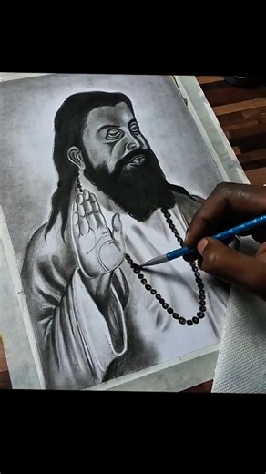 ✨ਗੁਰੂ ਰਵਿਦਾਸ ਗੁਰੂ 🙏🏽 #short #drawing#shading tutorial