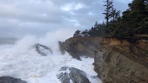 7.2K views · 335 reactions | Storm watching at Shore Acres State Park! We have another opportunity this week to see these amazing waves from a safe location! | Oregon's Adventure Coast: Coos Bay, North Bend, Charleston | Facebook