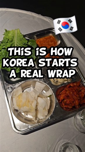 This Is the Korean Wrap Starter Pack #koreanfood #ssam #shorts