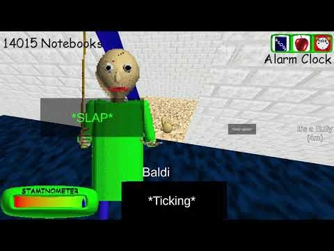 Having fun on baldi basics with a mod menu