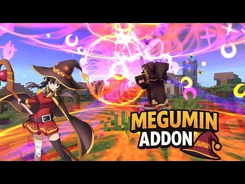 Megumin's EXPLOSION in MCPE?! | Konosuba Addon for Minecraft 1.21+