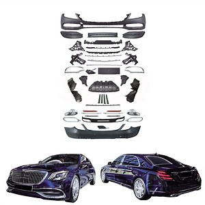 [Hot Item] Maybach Style Car Full Body Kit for 2014-2020 Mercedes Benz S-Class W222 Facelift Maybach Model Bodykit