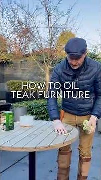 How To Oil Teak Furniture Properly!