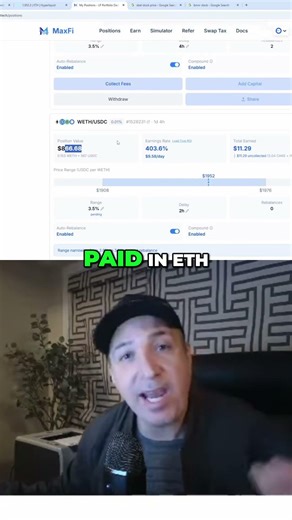 DeFi Money Printer: Earn $4700 Passive ETH Income #shorts