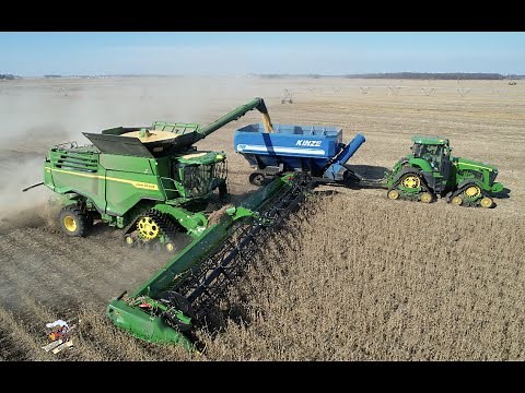 Illinois Soybean Harvest 2022 with a JOHN DEERE X9 1100 Combine