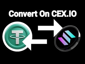 How to Convert USDT to SOL(Solana) On CEX.IO | Step-by-Step Tutorial