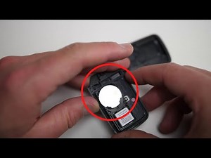How to replace the battery of the Honda Ridgeline remote control.