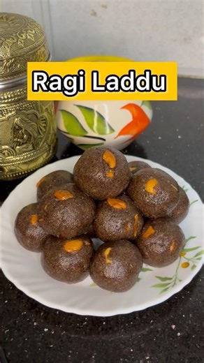 Healthy Ragi Dry Fruit Laddu | Kids Immunity Sweet | Diet FriendlyTasty Ragi Laddu #food #healthy