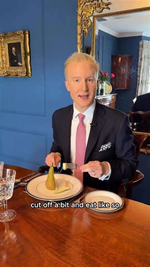 William Hanson on Instagram: "I’ll continue to shout from the roof tops about this, as it’s an important life lesson! #dining #etiquette #williamhanson"