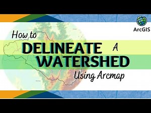 How to delineate a watershed using Arcmap | Lesson 9
