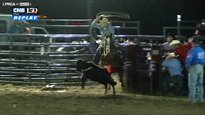 Get 'er done! Blane Cox won the Ellis County Livestock Show and Rodeo tie-down roping with a 7.7-second run. | PRCA ProRodeo