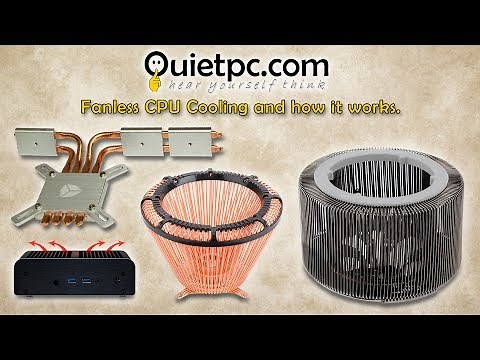 Quiet PC - Fanless CPU cooling technology, how it works and how we use it in our systems