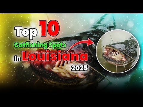 Top 10 Catfish Fishing Spots in Texas! 2025