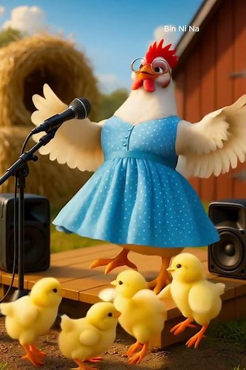 Happy Dance of Chickens 🐔#HappyChickens#ChickenDance#FunnyAnimals#DancingChickens#ChickenVideo