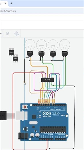 Semiconductor IC 74HC00 se Bulb Delay Timer | Arduino Project