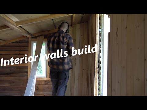 Tiny cabin interior walls build little cabin is now ready for colder weather